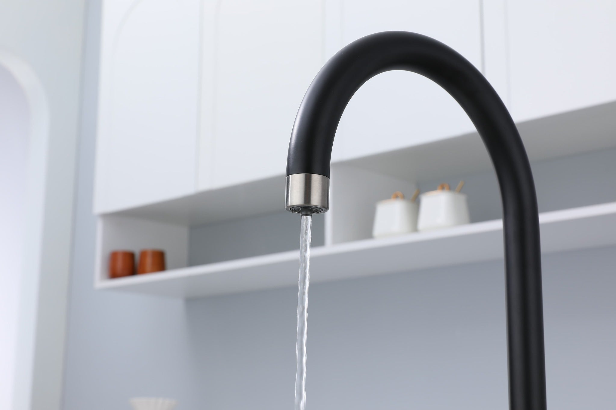 Image of Fohen 4-in-1 Fervente Touch - Matt Black with Nickel Accents