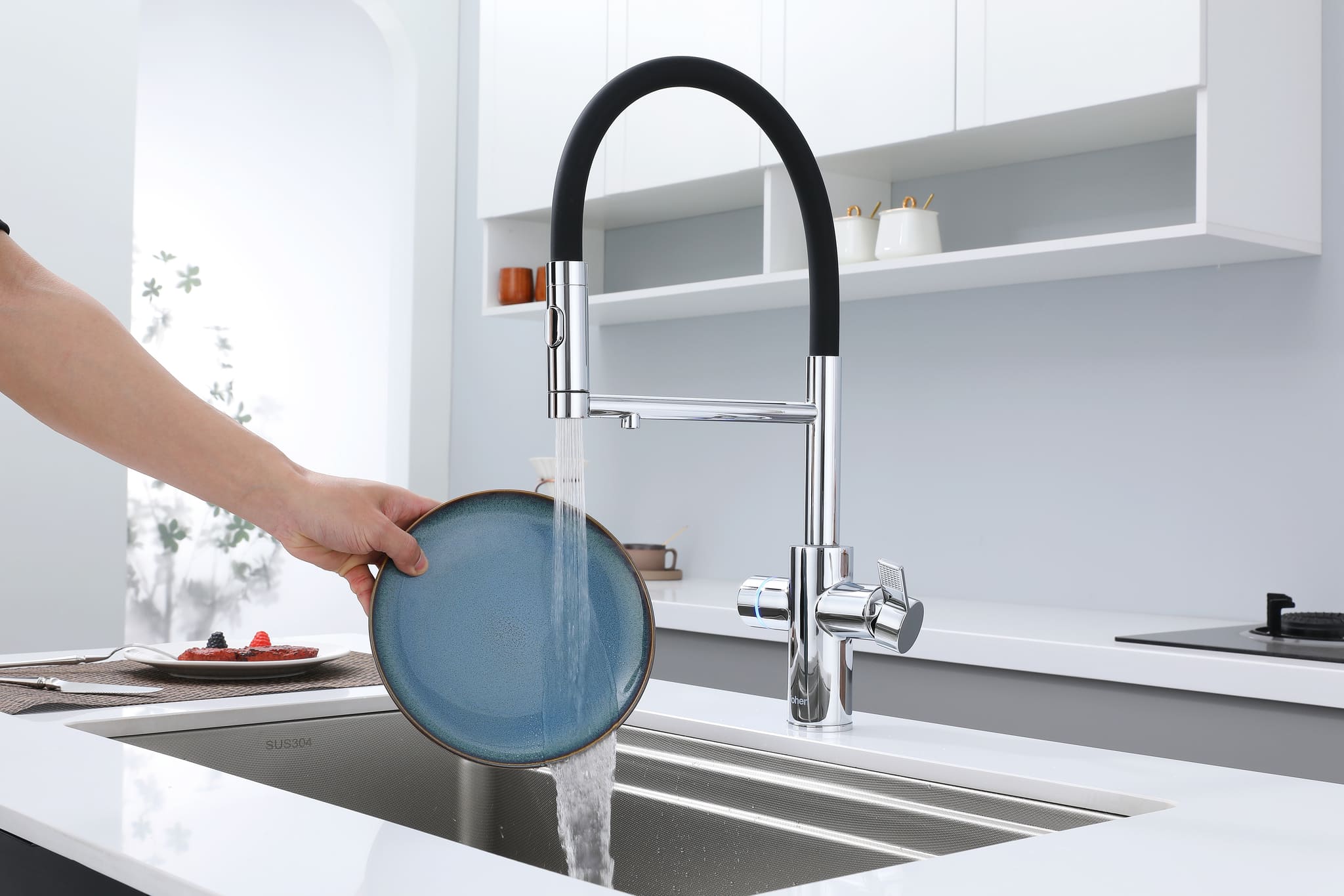 Image of Fohen 4-in-1 Flux Touch - Chrome
