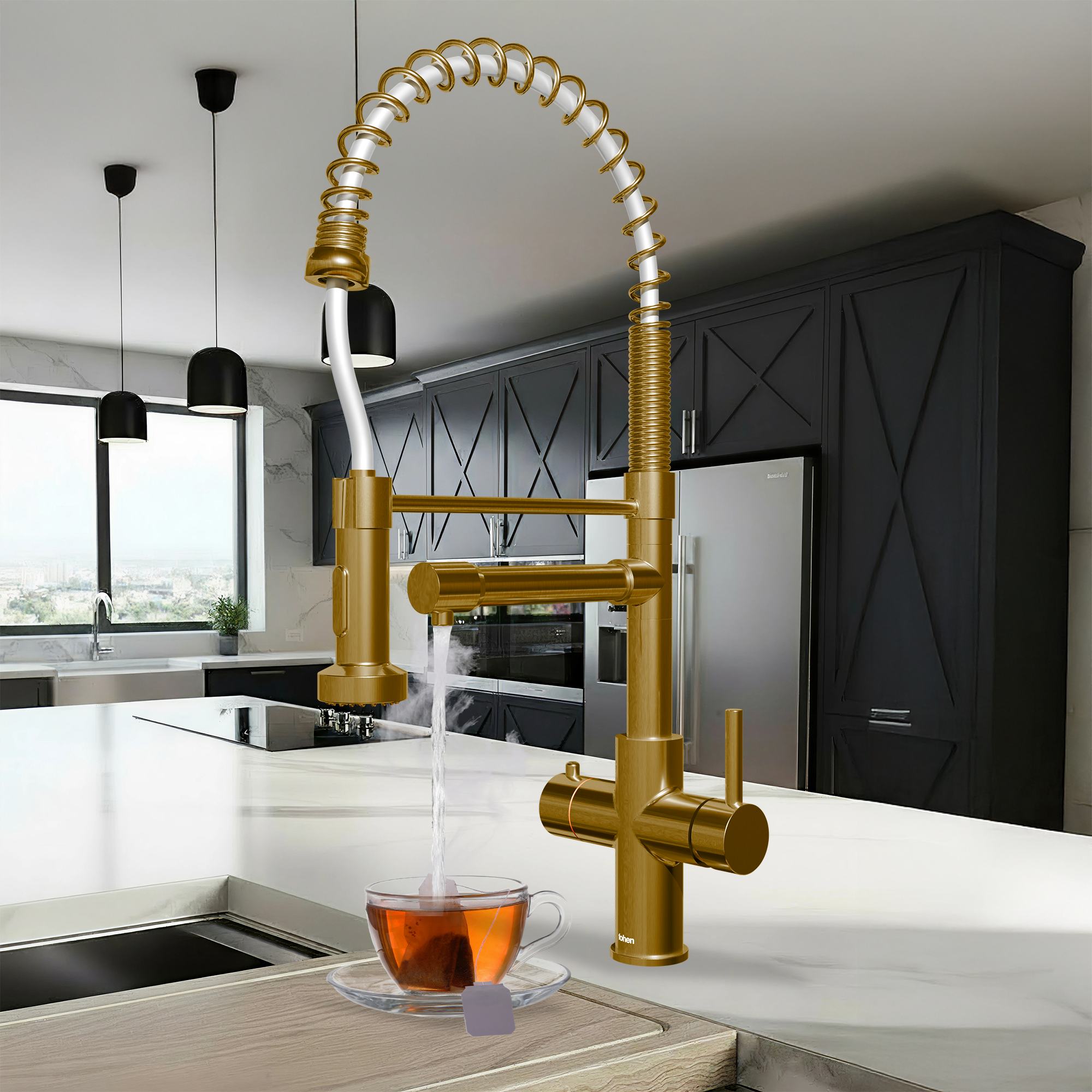 Image of Fohen Aran Pro Brushed Zirconium Gold