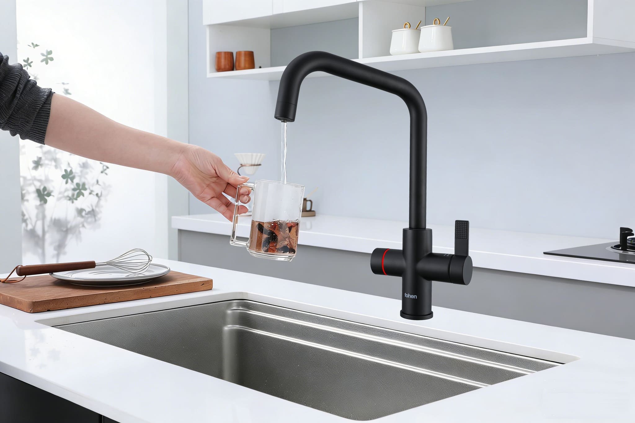 Image of Fohen 4-in-1 Fedina - Matt Black