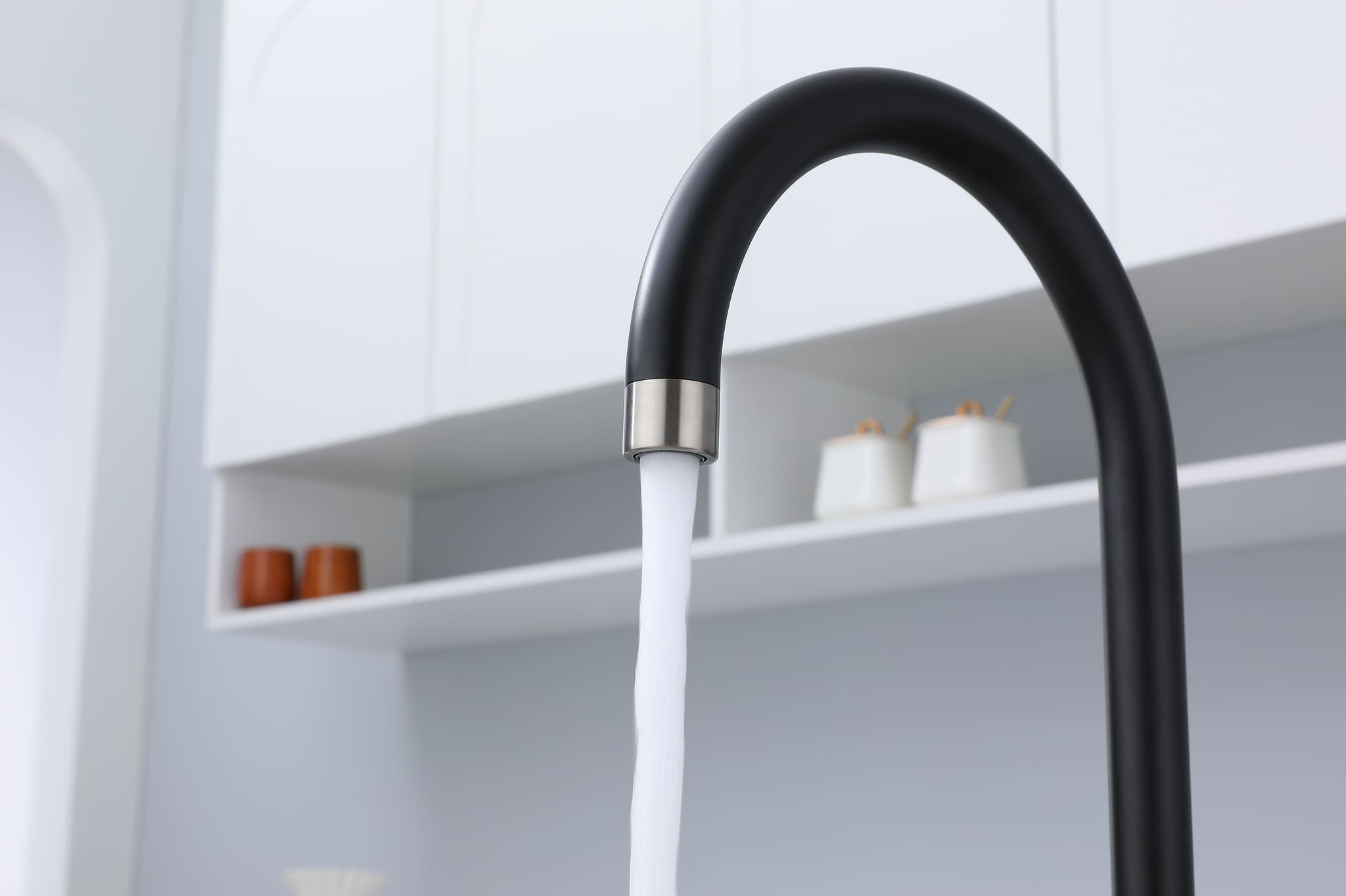 Image of Fohen 4-in-1 Fervente Touch - Matt Black with Nickel Accents