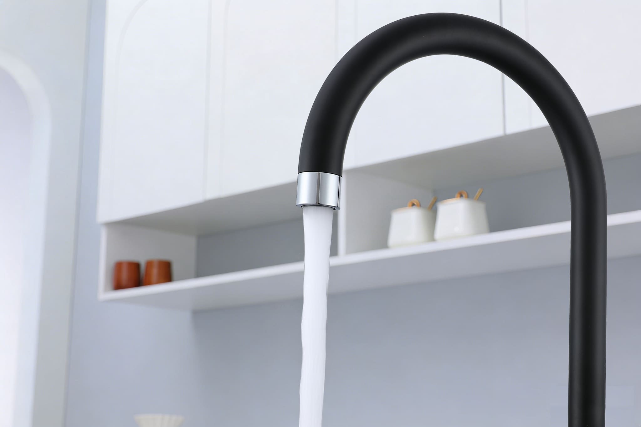 Image of Fohen 4-in-1 Fervente Touch - Matt Black with Chrome Accents