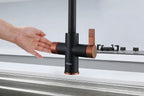 4-in-1 Fohen Fervente Touch - Matt Black with Rose Gold Accents