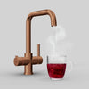 Fohen Fahrenheit | Polished Bronze | 3-in-1 Instant Boiling Water Tap