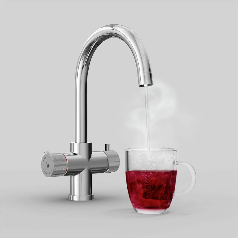 Fohen Focetti | Polished Chrome | 3-in-1 Instant Boiling Water Tap