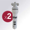 2 X Carbon & Phosphate Filter for Fohen Boiling Water Tap