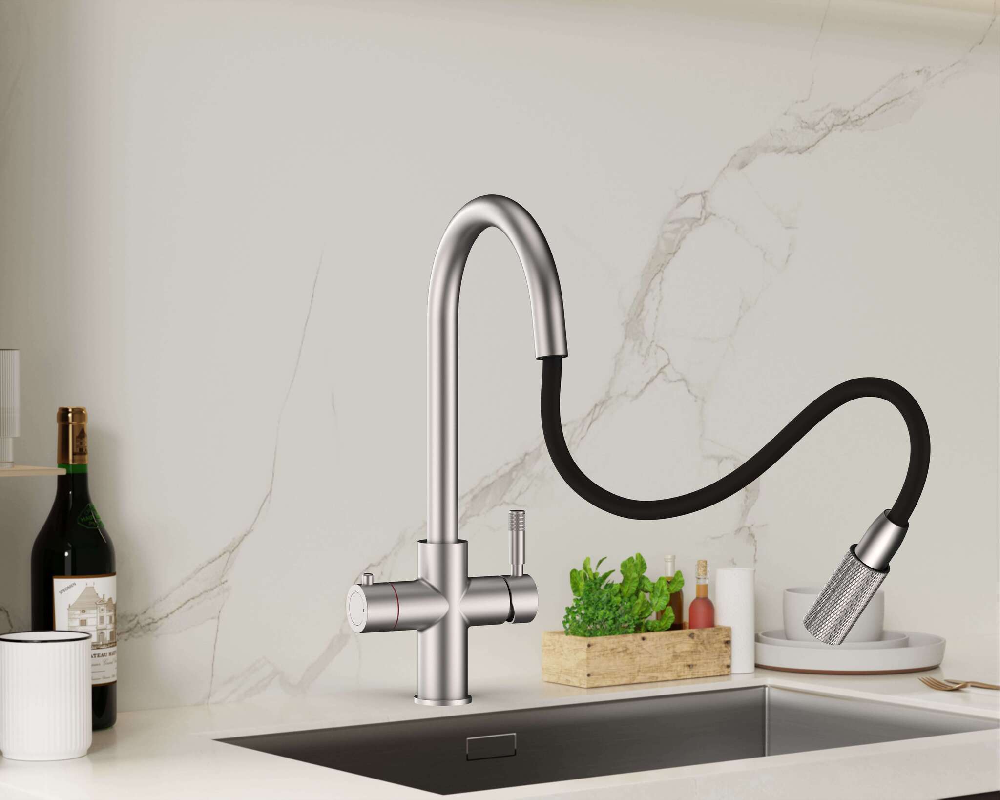 Image of Hanström Flex Pro Brushed Nickel