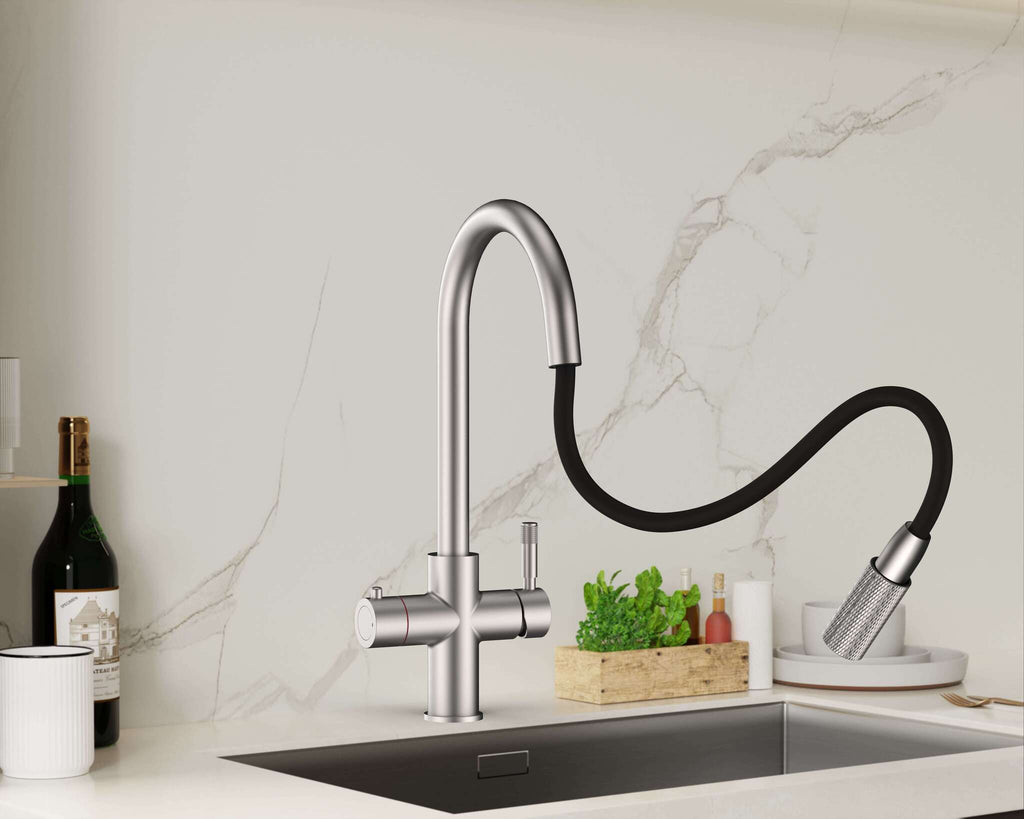 4-in-1 Hanström Flex Pro - Brushed Nickel
