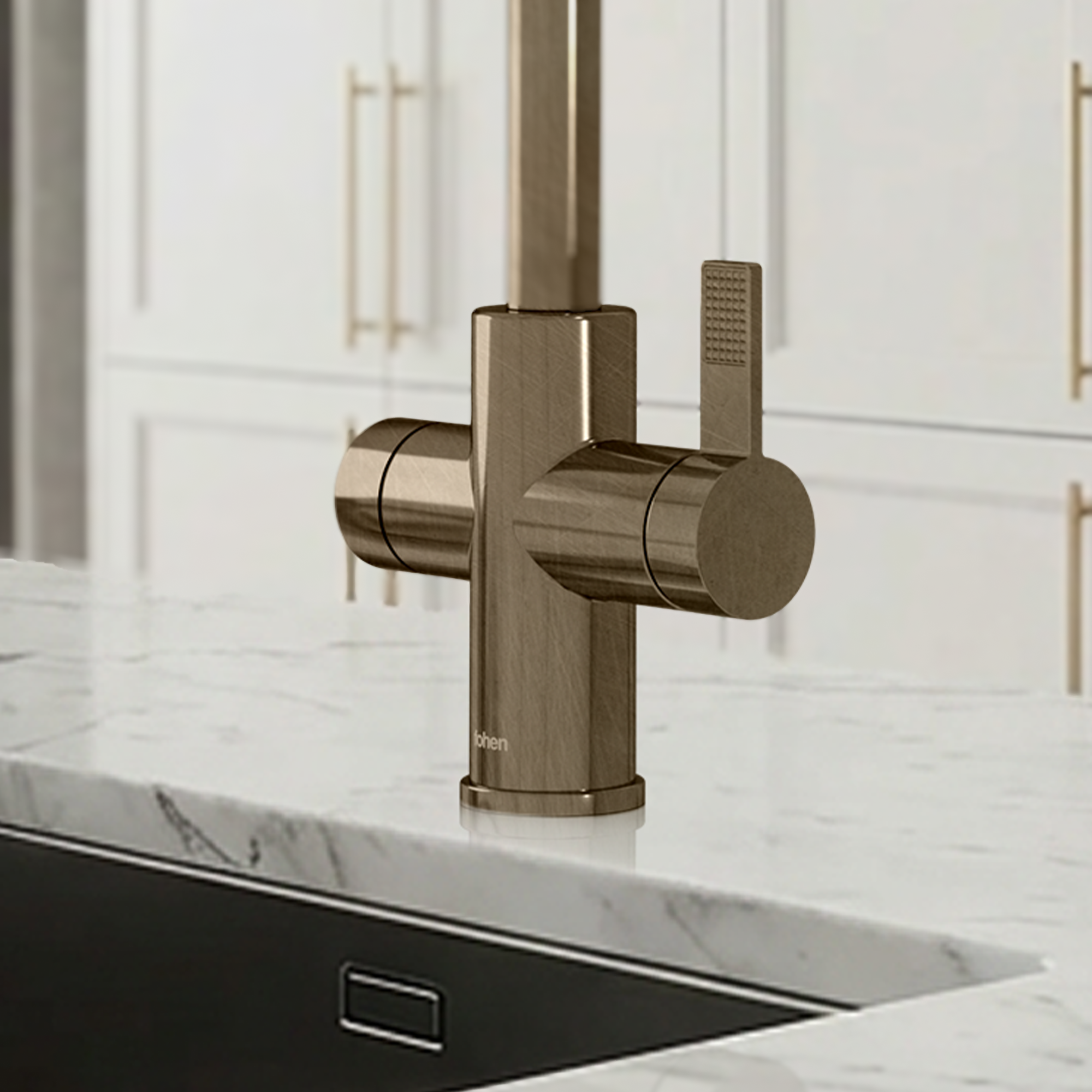 4-in-1 Fohen Fedina Touch - Patinated Brass