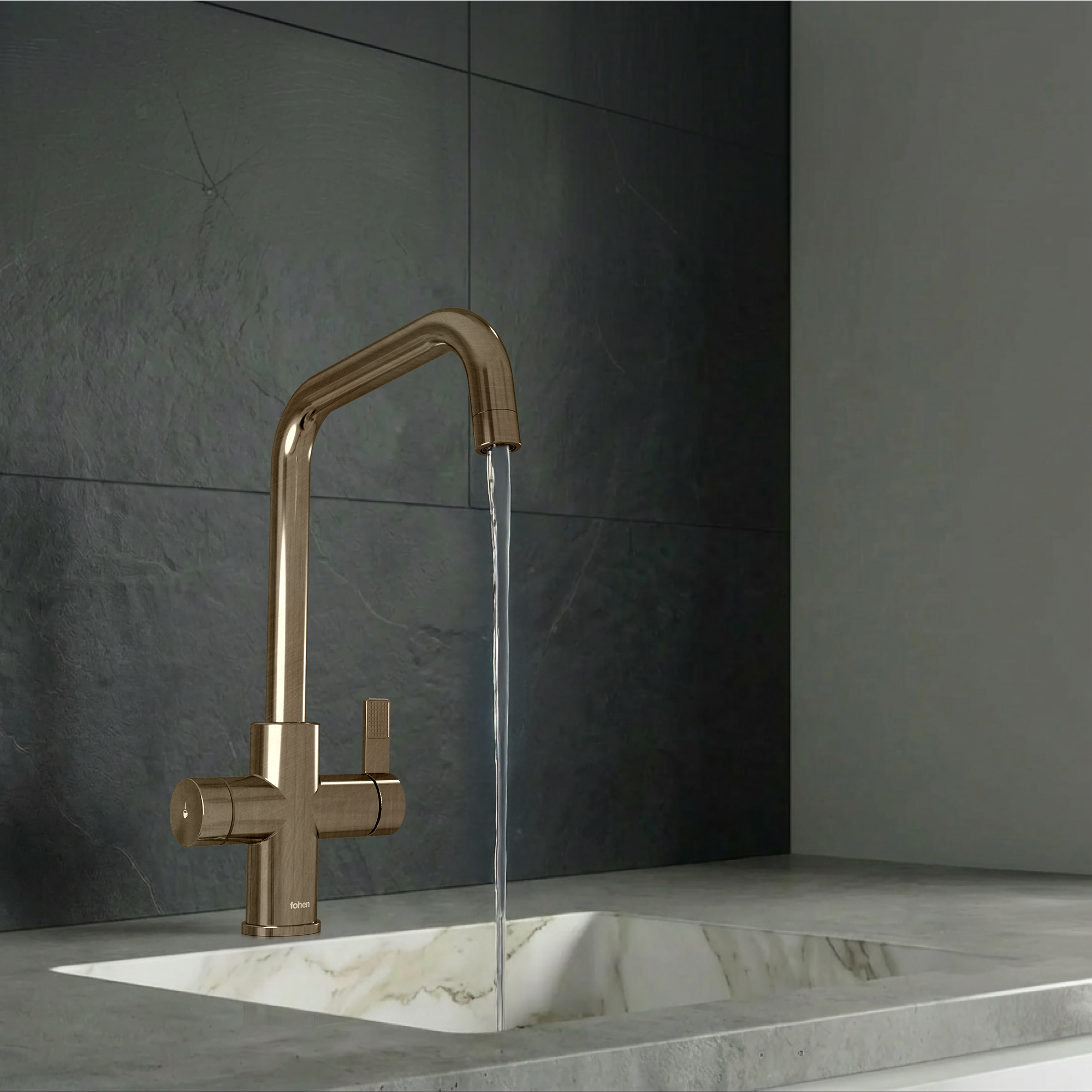 Image of Fohen 4-in-1 Fedina - Patinated Brass