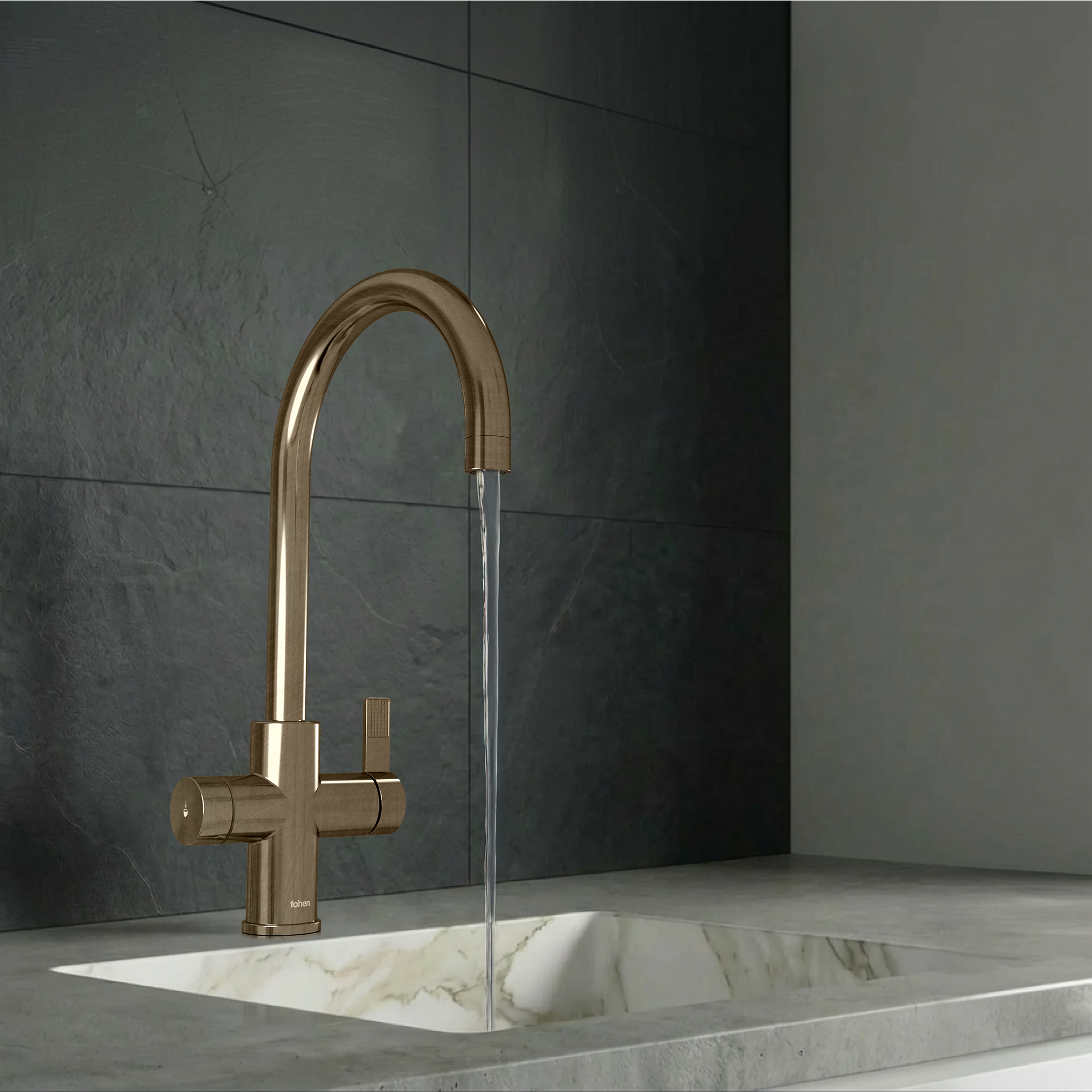 Image of Fohen 4-in-1 Fervente Touch - Patinated Brass