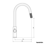 4-in-1 Hanström Flex Pro - Brushed Bronze