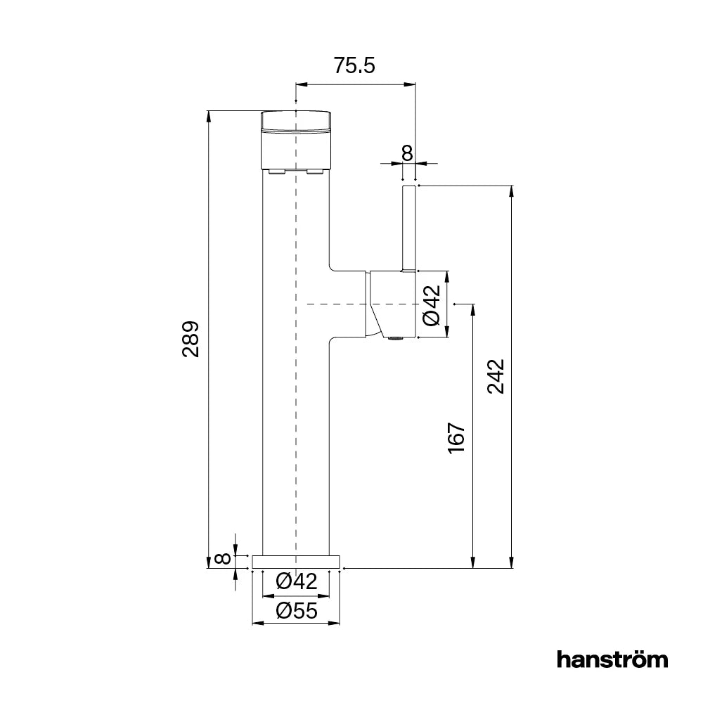 Image of Hanström Floran Matt Black