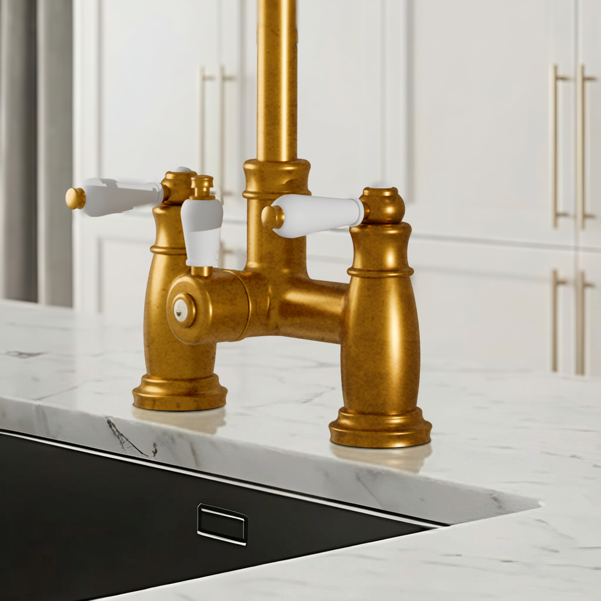 Image of Fohen Holden Bridge 4-in-1 Aged Brass