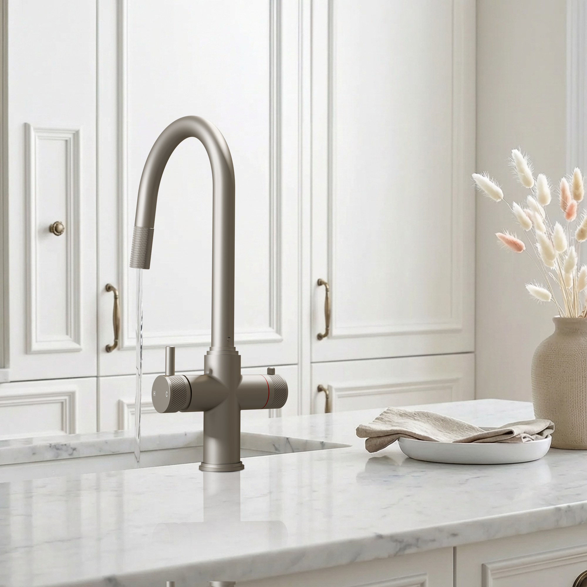 4-in-1 Fohen Kyros Pull Out - Brushed Nickel