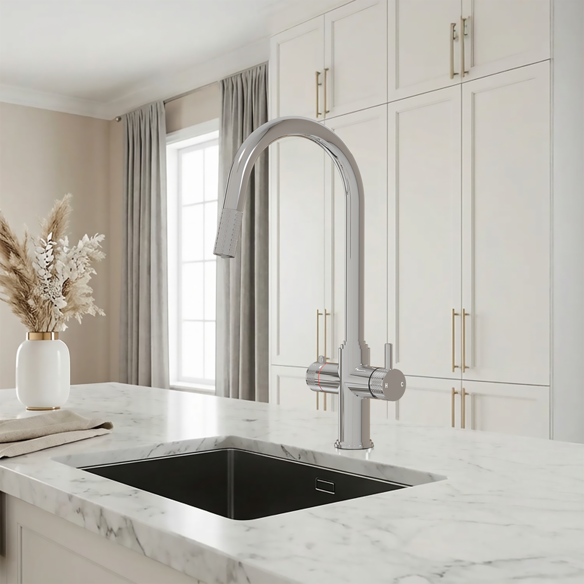 Image of Fohen Kyros 4-in-1 Pull Out Chrome