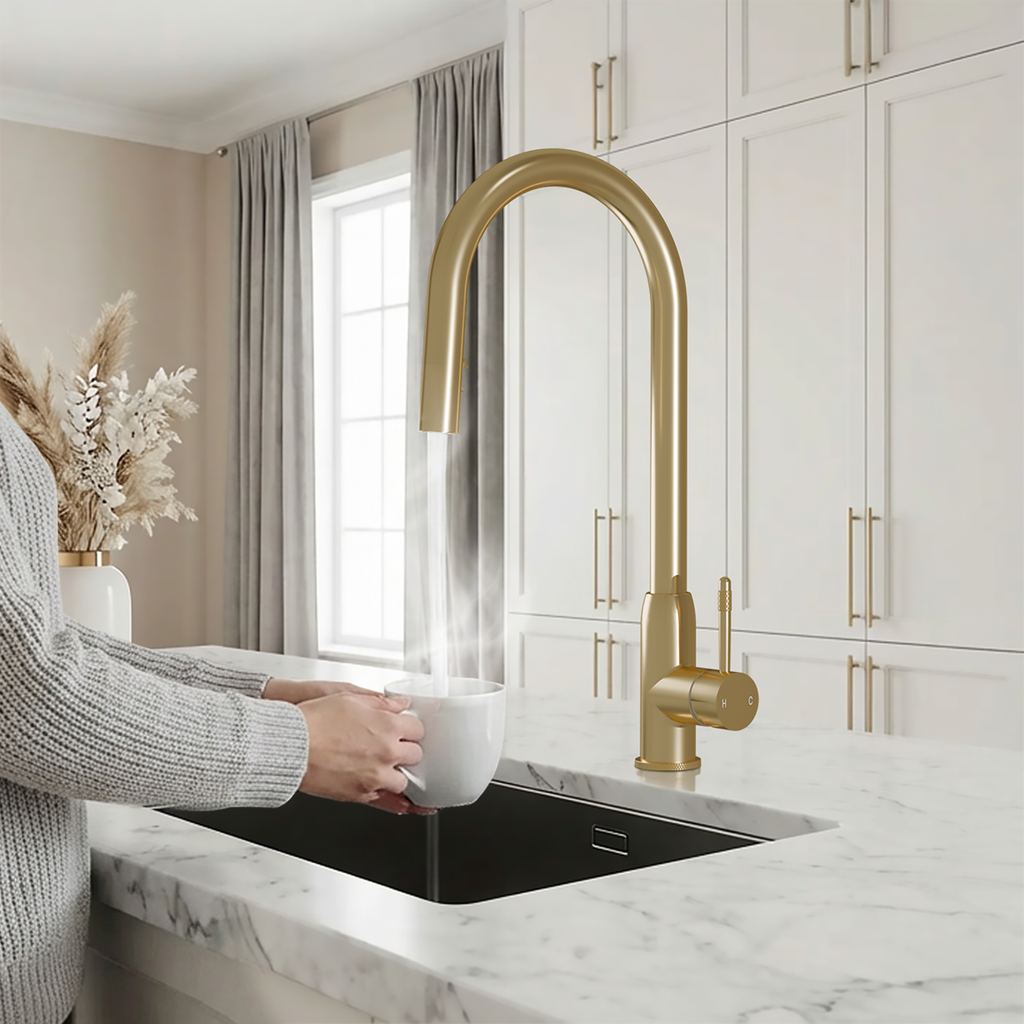2-in-1 Fohen Lesse - Brushed Brass