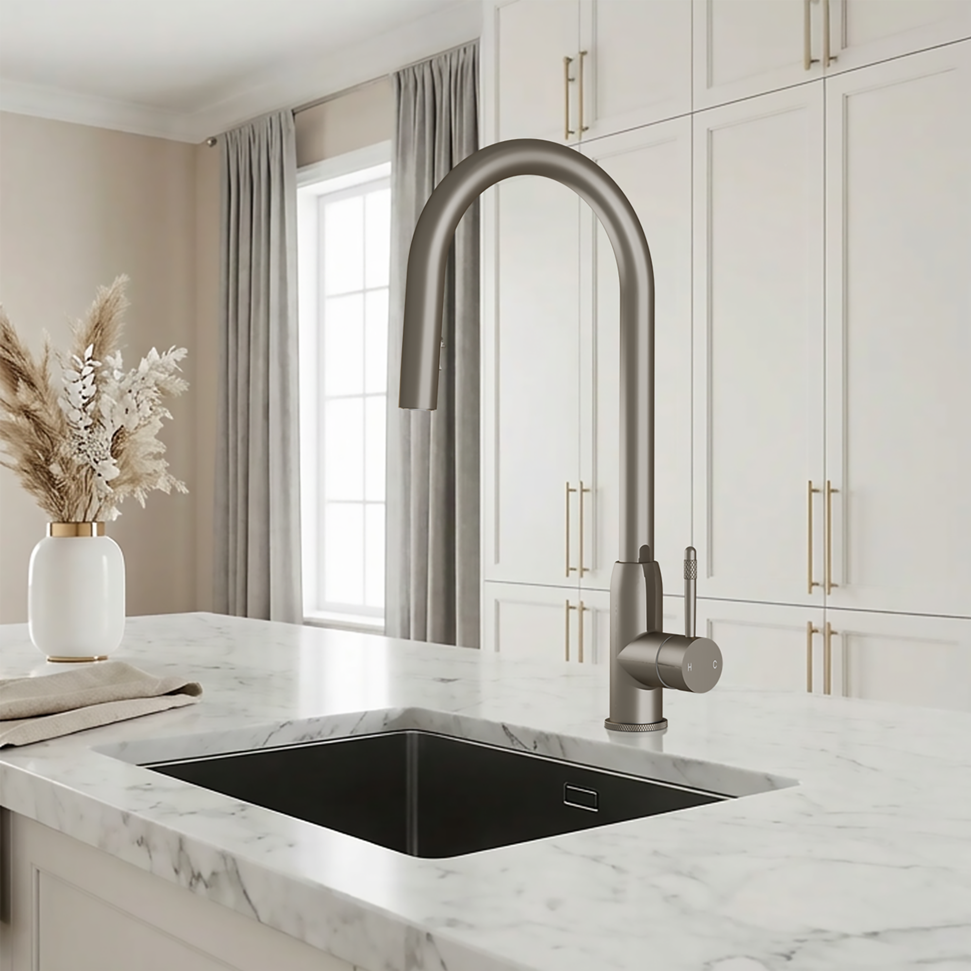 Image of Fohen Lesse 2-in-1 Brushed Nickel