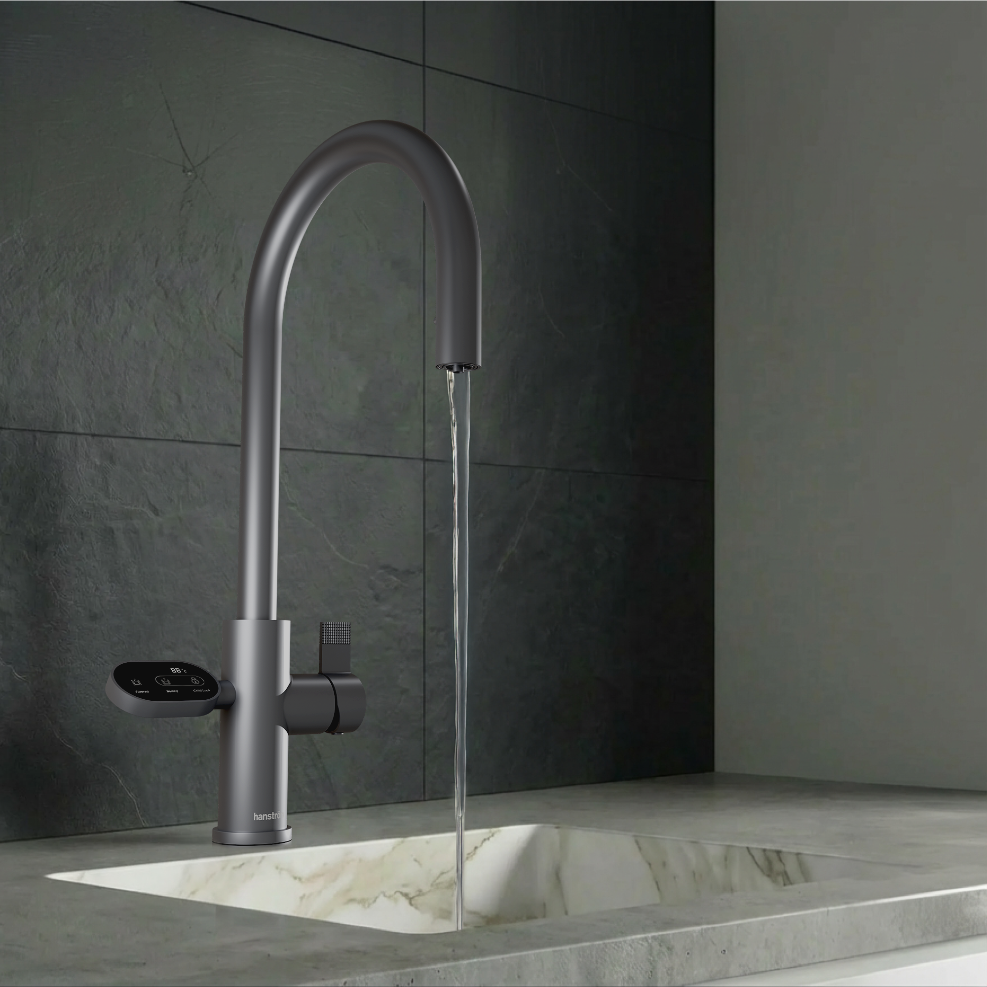 Image of Hanström 4-in-1 Nexa Digital Pullout - Gunmetal Grey