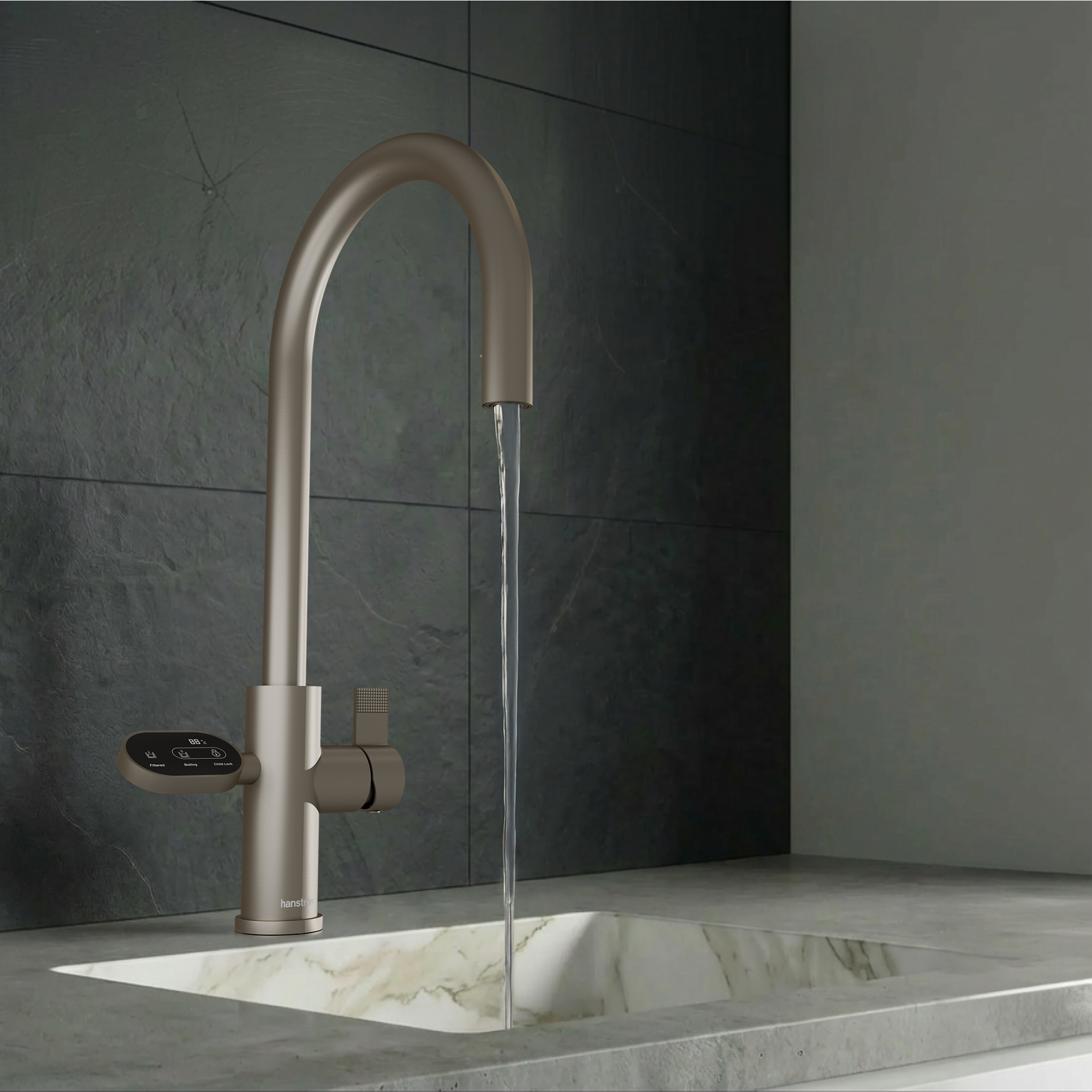 Image of Hanström 4-in-1 Nexa Digital Pullout - Brushed Nickel