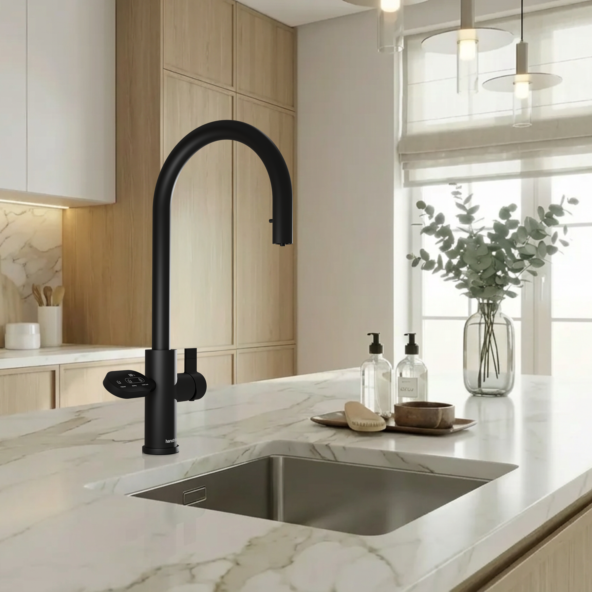 Image of Hanström 4-in-1 Nexa Digital Pullout - Matt Black