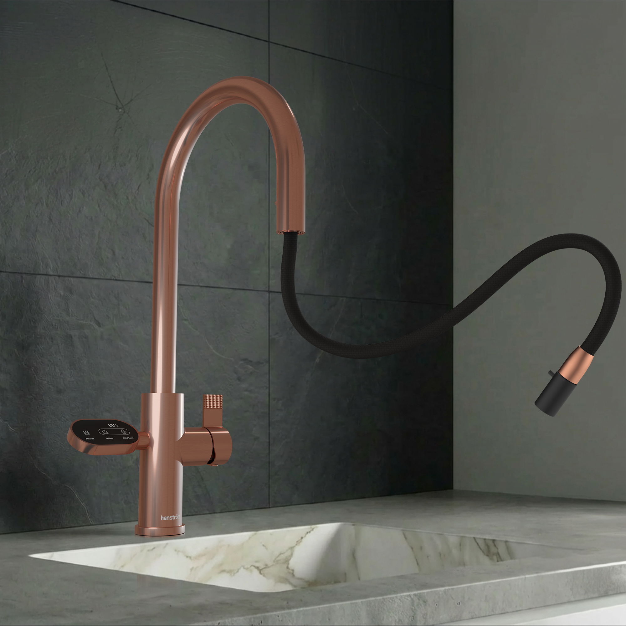 Image of Hanström 4-in-1 Nexa Digital Pullout - Rose Gold