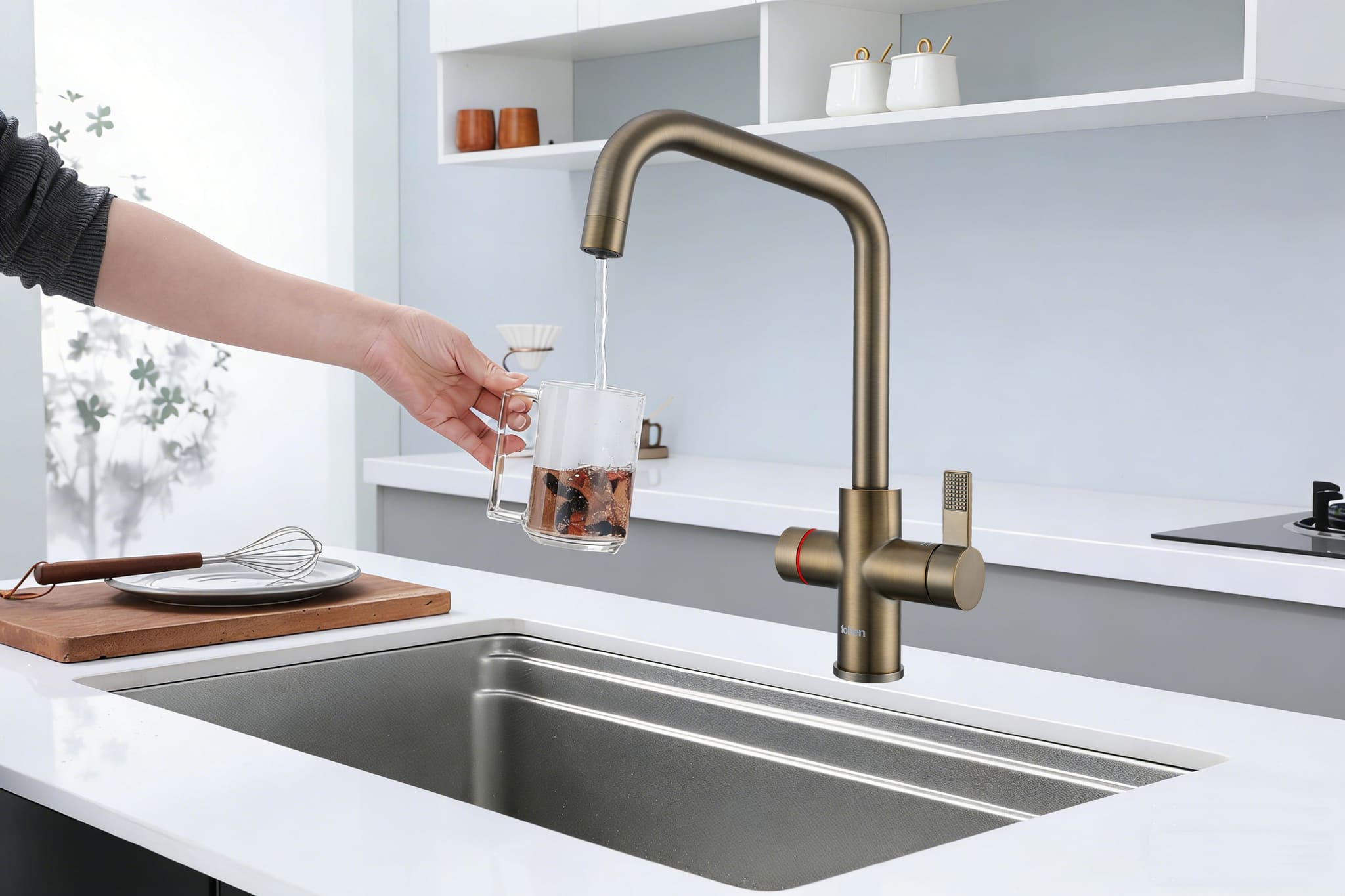 Image of Fohen 4-in-1 Fedina - Patinated Brass