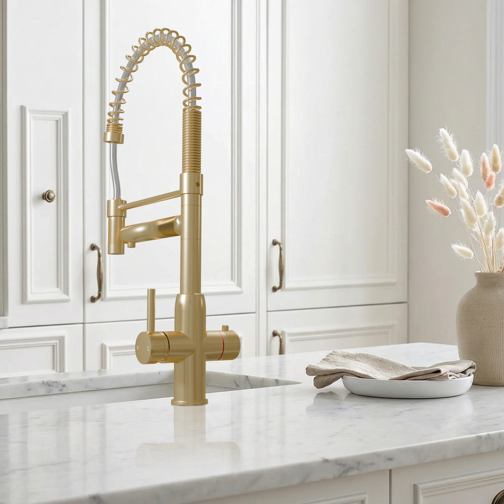3-in-1 Fohen Spring Pro - Brushed Brass