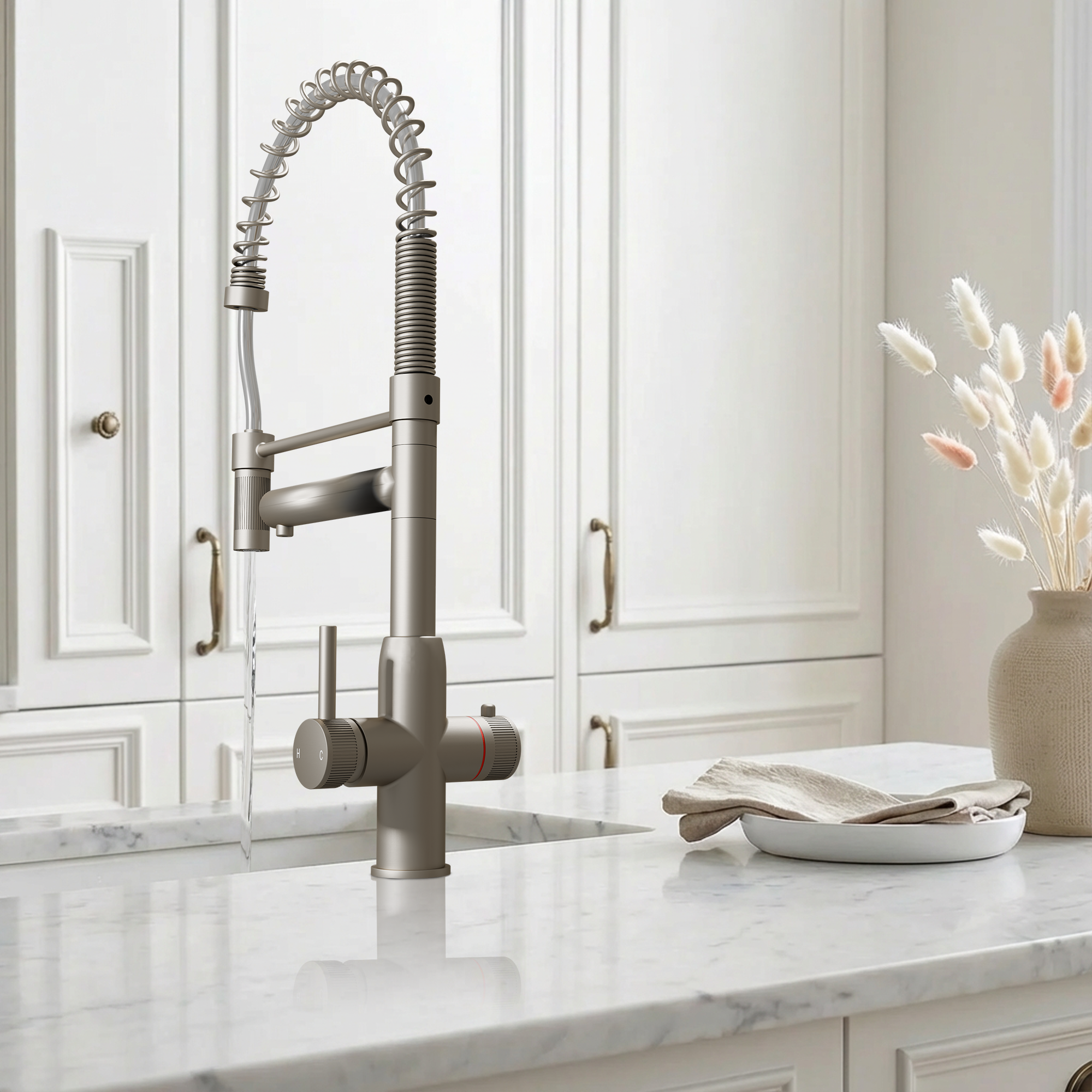 Image of Fohen Spring Pro 3-in-1 Brushed Nickel