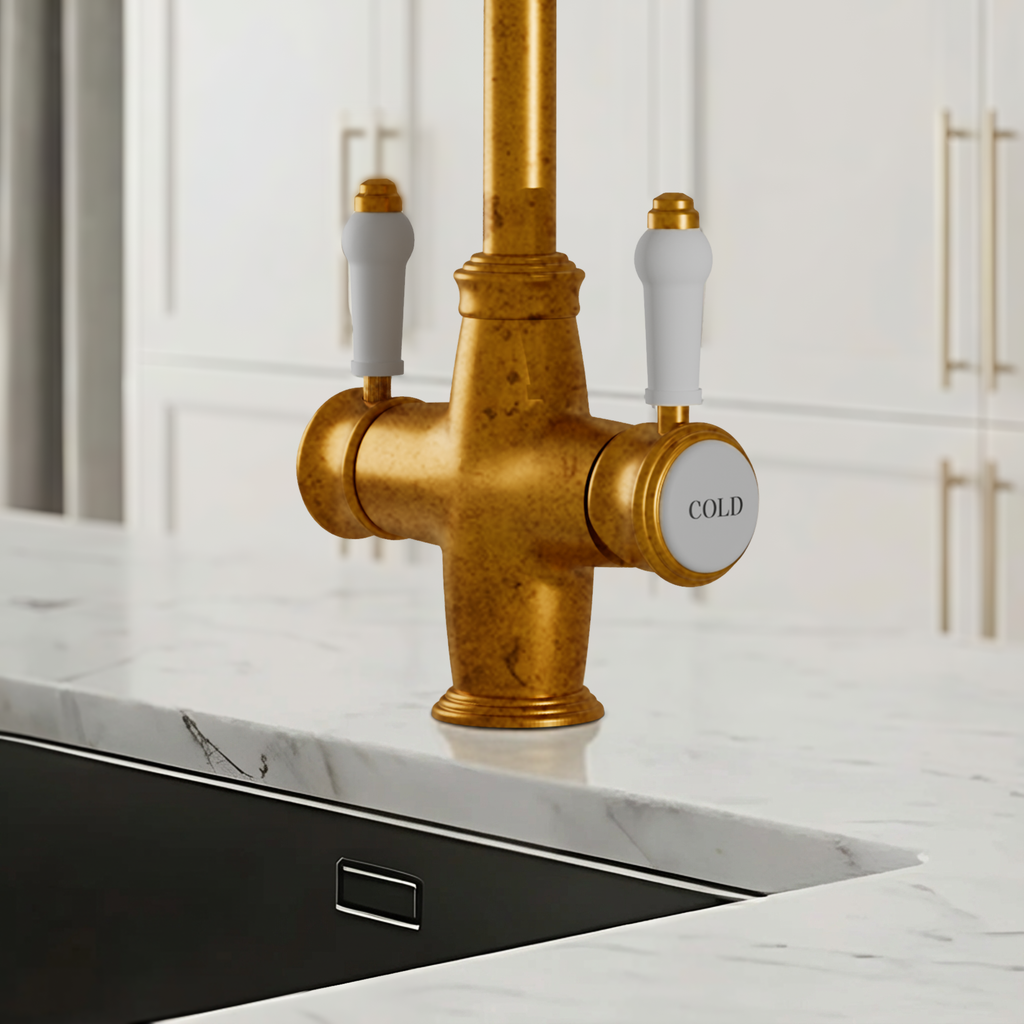 3-in-1 Fohen Sterling - Aged Brass