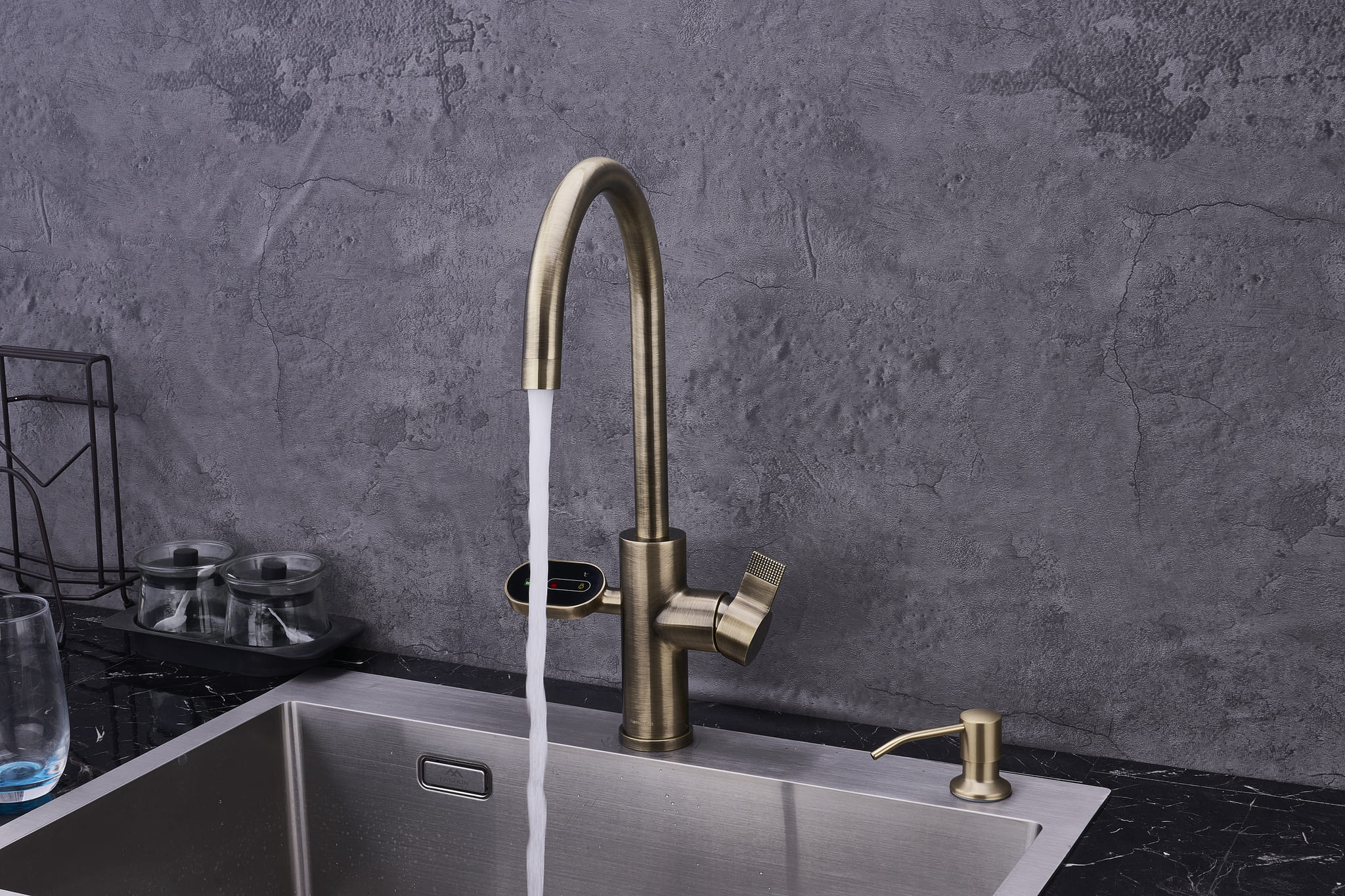 Image of Hanström 4-in-1 Nexa Digital - Antique Brass