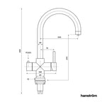 4-in-1 Hanström Olan - Matt Black