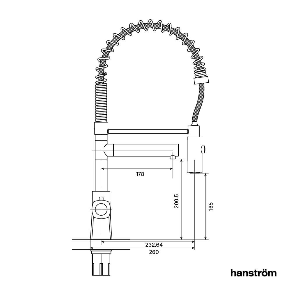 Hanström Aran Brushed Copper