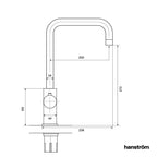 3-in-1 Hanström Lunen - Brushed Copper