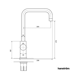 Image of Hanström Lunen Brushed Gunmetal
