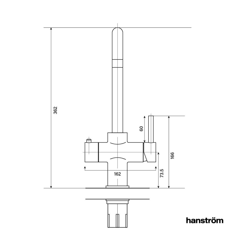 3-in-1 Hanström Lunen - Matt Black