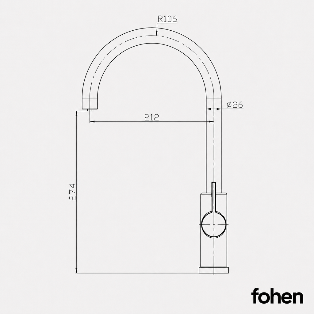 4-in-1 Fohen Fervente Touch - Rose Gold
