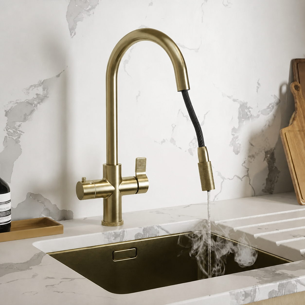 4-in-1 Hanström Flex Pro - Brushed Brass
