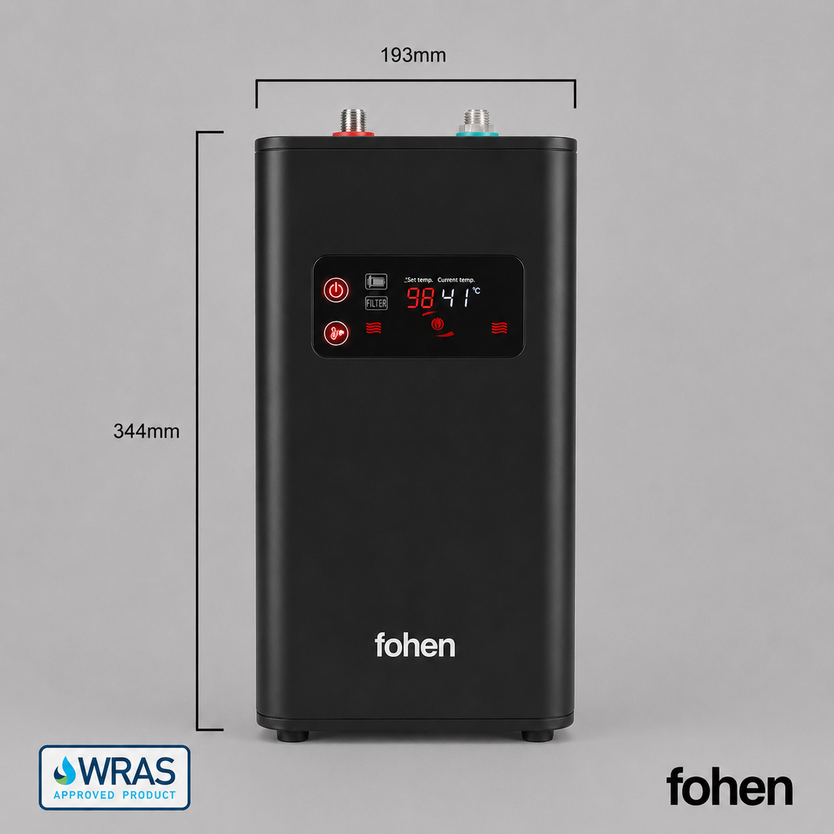 4-in-1 Fohen Fedina Touch - Matt Black & Rose Gold Accents