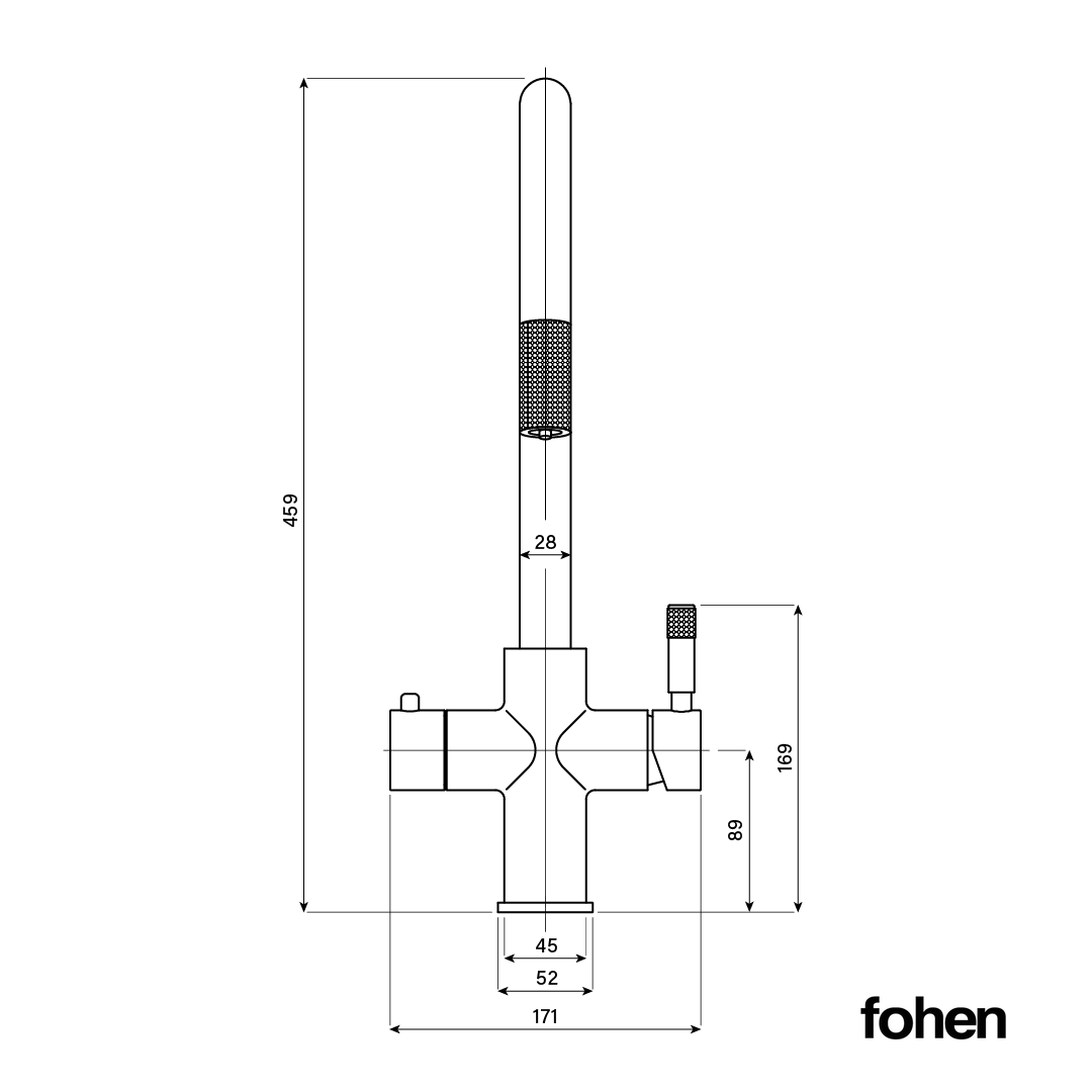 4-in-1 Fohen Kyros Pull Out - Chrome