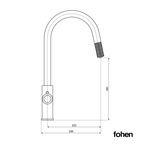 4-in-1 Fohen Kyros Pull Out - Chrome
