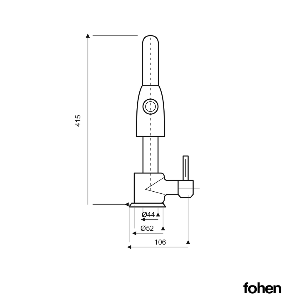 2-in-1 Fohen Lesse - Brushed Brass