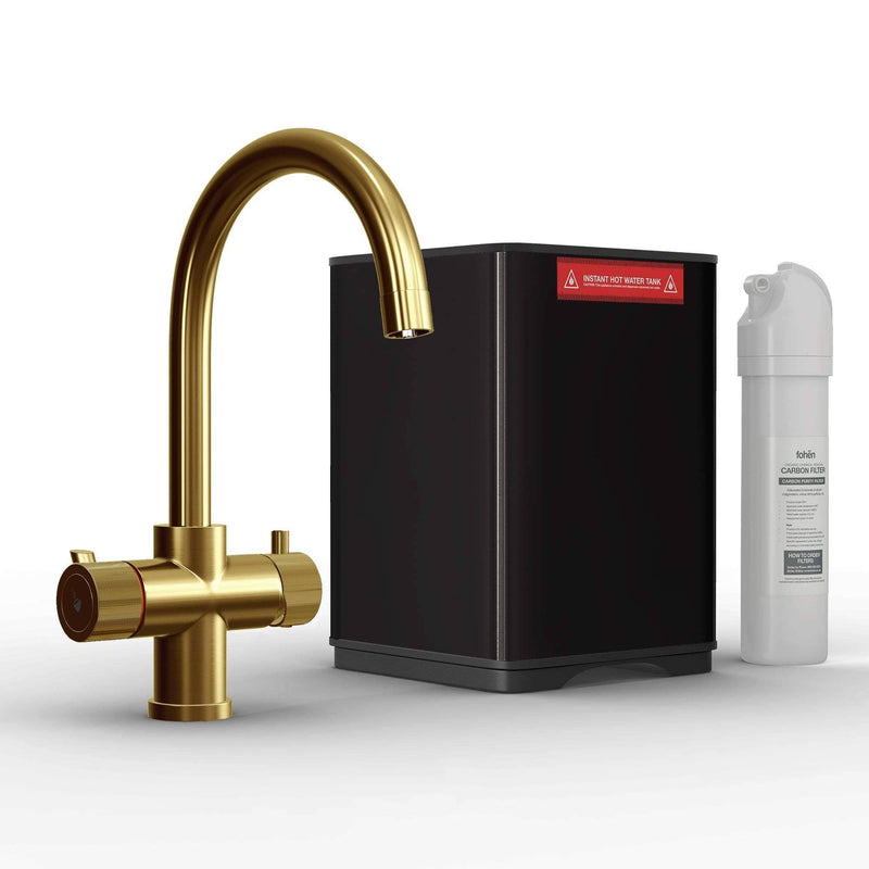 Fohen Fohen Brushed Gold 3-in-1 Boiling Water Tap