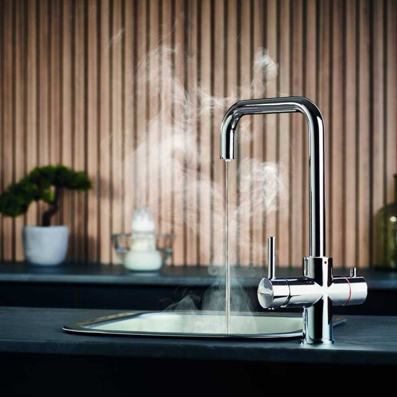 Fohen Fahrenheit | Polished Chrome | 3-in-1 Instant Boiling Water Tap