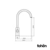 Fohen Florence | Unfinished Brass | 3-in-1 Boiling Water Tap