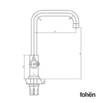 Fohen Fohen Silk White 3-in-1 Instant Boiling Water Tap