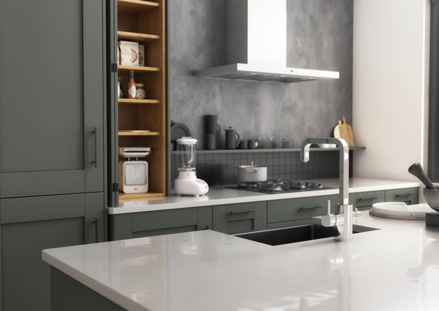 Image of Fohen Fohen Figaro Polished Chrome Boiling Water Tap