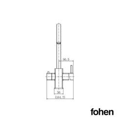 Image of Fohen Fohen Florence Brushed Gold Boiling Water Tap